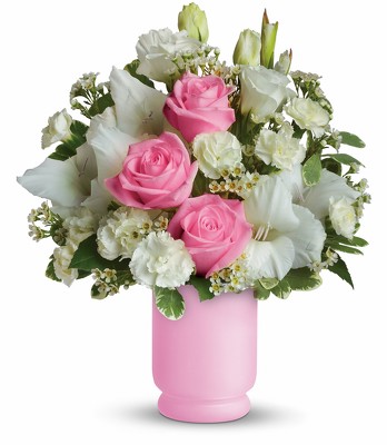Teleflora's Pink and White Delight